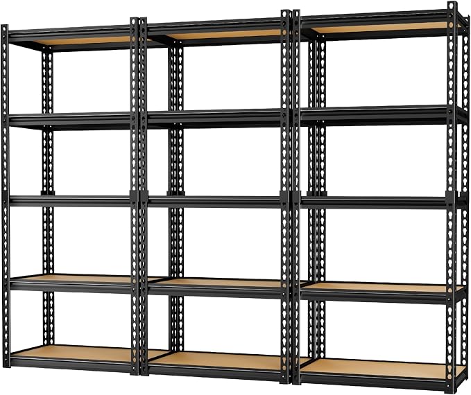 LEVELEVE 5-Tier Heavy Duty Storage Shelving Unit, 2020 lbs Capacity, Adjustable by Enjoyyourlife