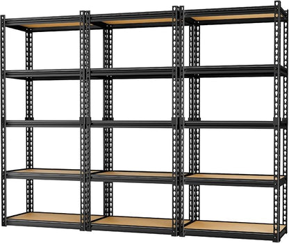 LEVELEVE 5-Tier Heavy Duty Storage Shelving Unit, 2020 lbs Capacity, Adjustable by Enjoyyourlife