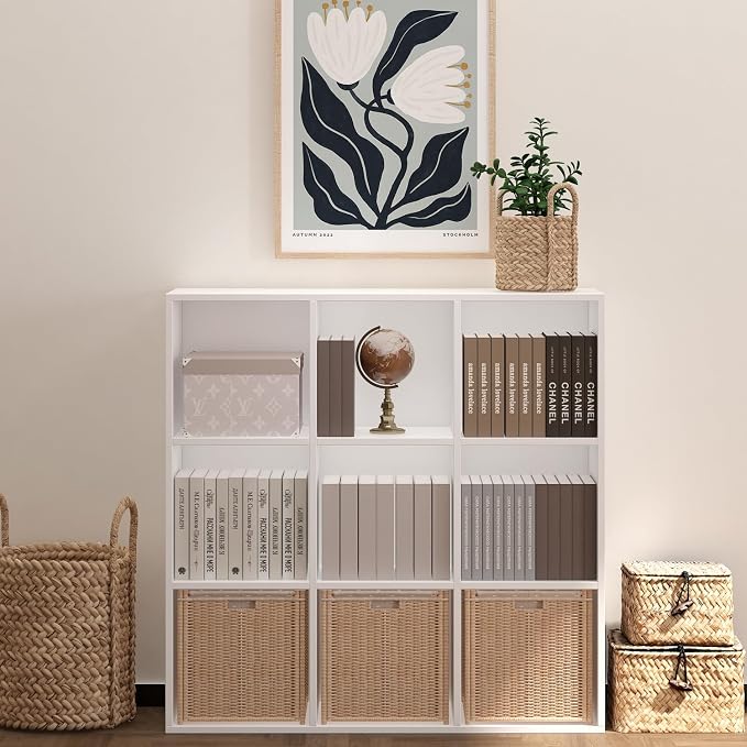 Wooden 9 Cube Storage Organizer - Image 6