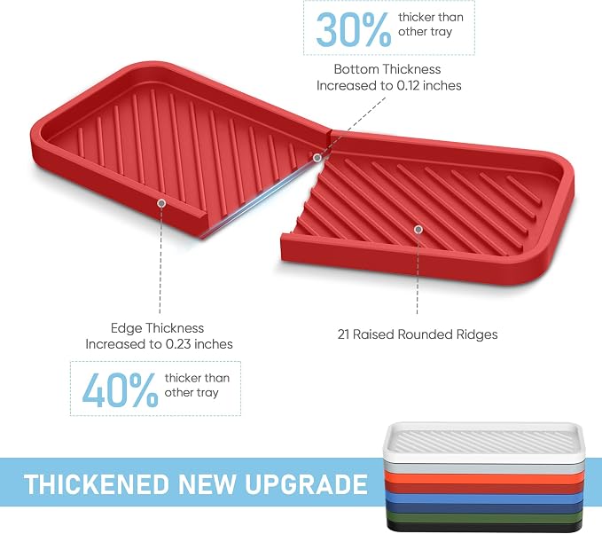 EG-SIPRO Kitchen Sink Organizer Tray, Sponge Holder - Image 2