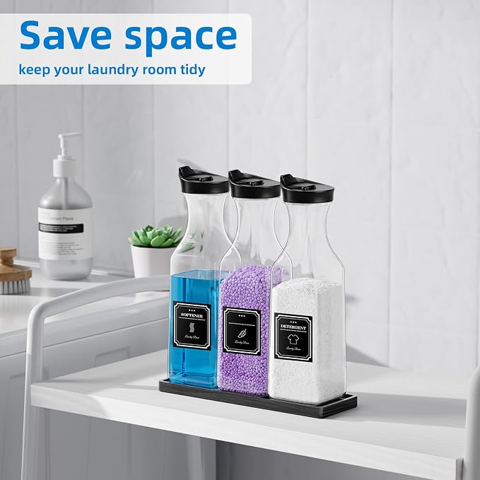 Laundry Detergent Dispenser, 54OZ Laundry Soap Dispenser, Liquid Laundry - Image 6