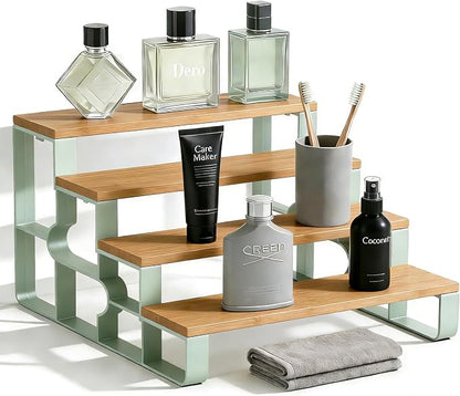 Counter Perfume Organizer, 4-Tier Cologne Stand by Unknown