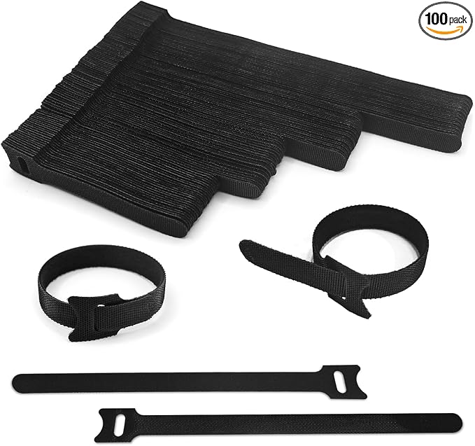 100pcs Reusable Cable Ties by AIRUEEKLOVELIFE
