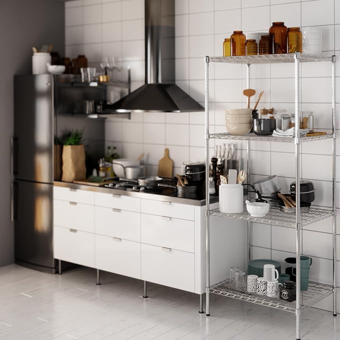 24" Deep x 30" Wide x 74" Height Wire Shelving Kit | 4-Tier | NSF Commercial - Image 7