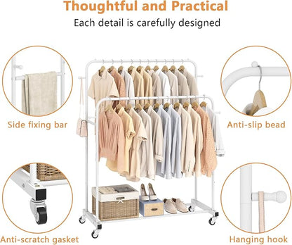 Laiensia Double Rods Garment Rack - Image 6