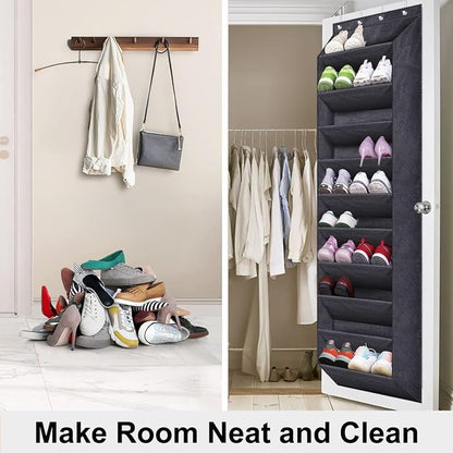 SLEEPING LAMB Over The Door Shoe Organizer - Image 5