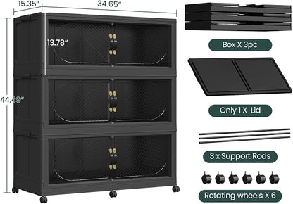 720QT Extra Large Stackable Storage Bins - Image 2