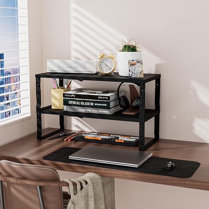 Adjustable Metal Shelving Unit, Stackable & Expendable Storage Rack - Image 5