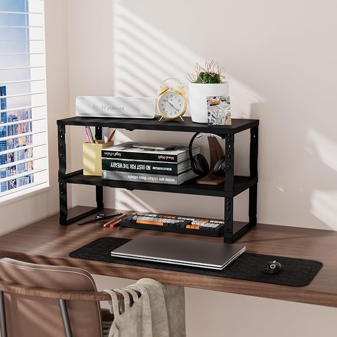 Adjustable Metal Shelving Unit, Stackable & Expendable Storage Rack - Image 5