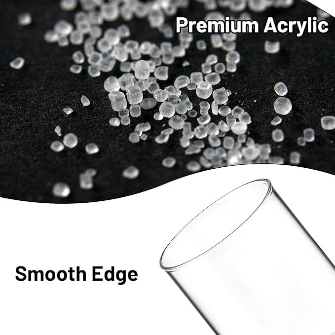 2 Pcs Pen Holder Acrylic Cylinder Container Stylish Clear Acrylic Desk - Image 5