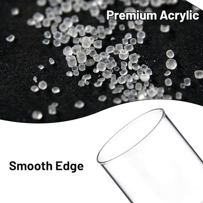 2 Pcs Pen Holder Acrylic Cylinder Container Stylish Clear Acrylic Desk - Image 5