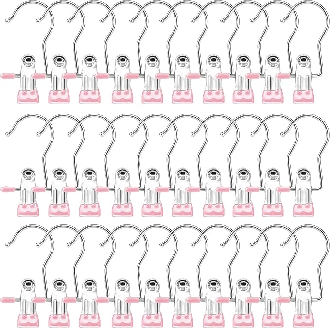 Boot Hangers for Closet, Hanging Clips Laundry Hooks Clothes Pins Closet Hanger by MECHEER