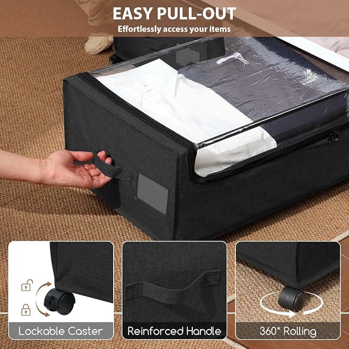FOUCSSOMEI Under Bed Storage - Image 5