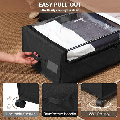 FOUCSSOMEI Under Bed Storage - Image 5