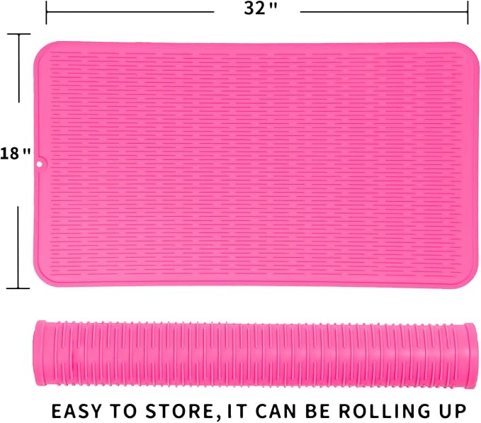 Silicone Dish Drying Mat for Multiple Usage, Easy clean, Eco-friendly, - Image 2