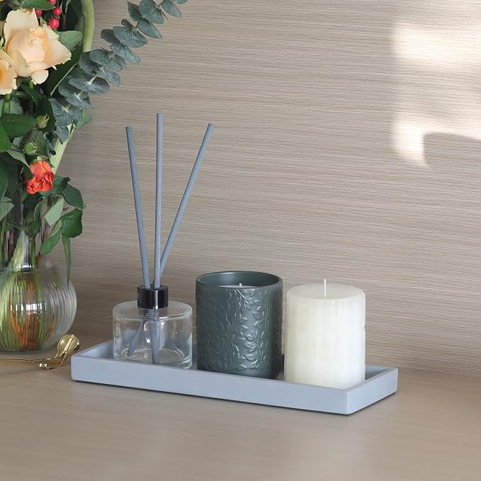 FREELOVE Concrete Countertop and Vanity Tray – Small Soap Dispenser Bottles - Image 5