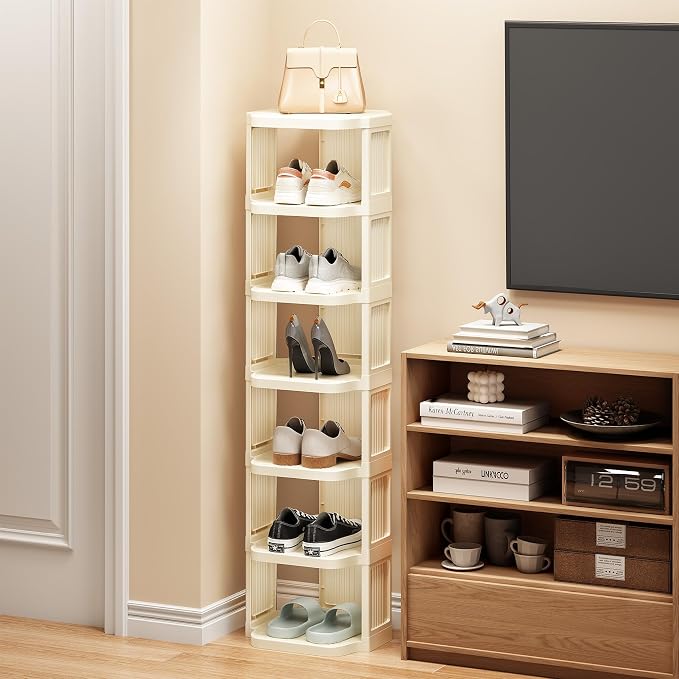 Kitstorack Vertical Shoe Rack: 5 Tiers Stackable Shoe Rack - Image 2