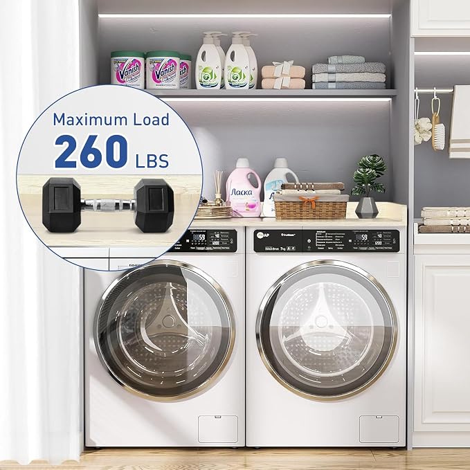 Washer Dryer Countertop: 27.5" x 54" Laundry Topper - Image 8