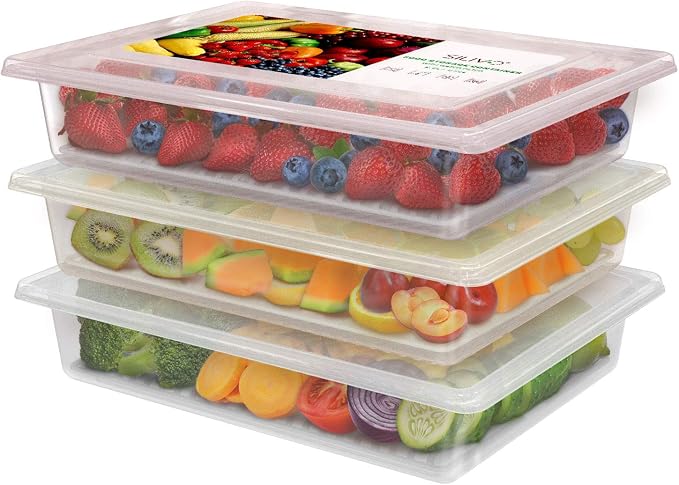 SILIVO Fridge Produce Saver Containers by SILIVO