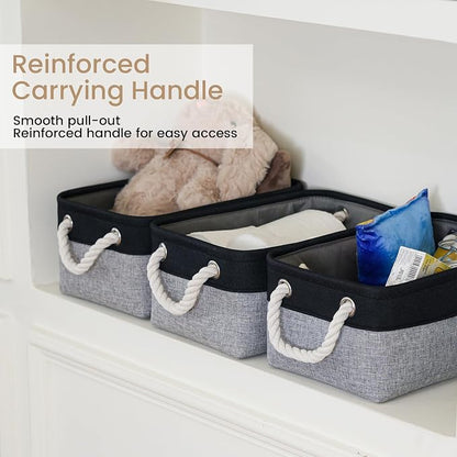 11.8x7.9x5.2 Inch Fabric Small Storage Bins - Image 3