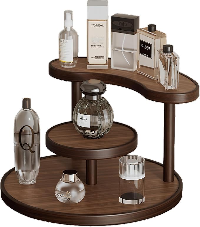 GDQ Wooden Display Organizer Stand, Perfume Organizer, Tea Set, Open Design by GDQ