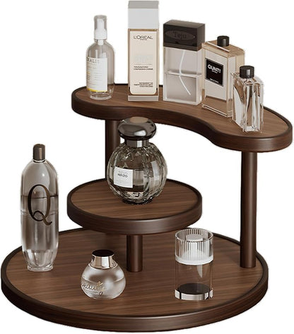 GDQ Wooden Display Organizer Stand, Perfume Organizer, Tea Set, Open Design by GDQ