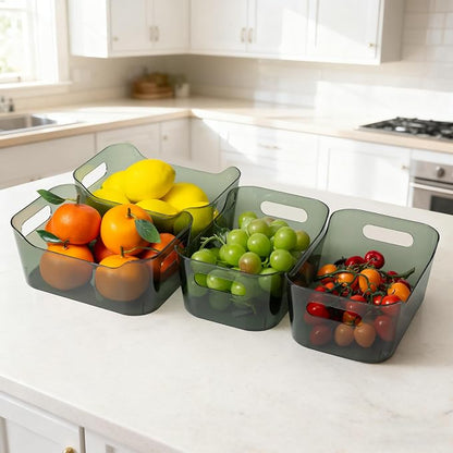 Tiawudi 8 Pack Plastic Storage Bins, Home Edit and Cabinet Organizers - Image 3