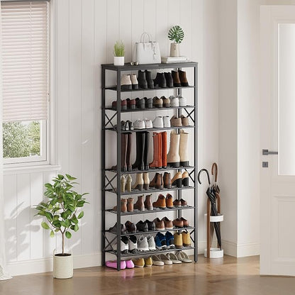 YATINEY 10 Tier Shoe Rack, Large Capacity Shoe Storage Organizer Holds 40 Pairs - Image 7