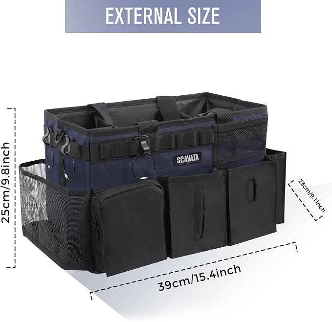 SCAVATA Wearable Cleaning Caddy Bag, Cleaning Caddy Supplies Organizer - Image 5