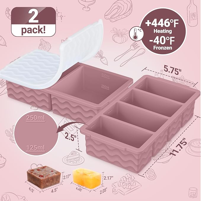 Silicone Freezer Molds for Soup - Image 2