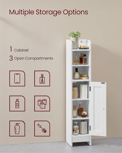 VASAGLE Small Storage Corner Floor Cabinet - Image 4