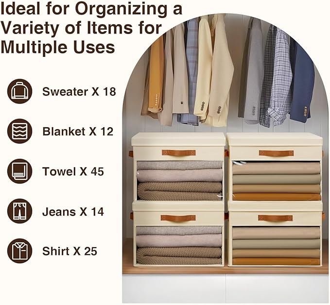 Homsorout Large Storage Bins - Image 4