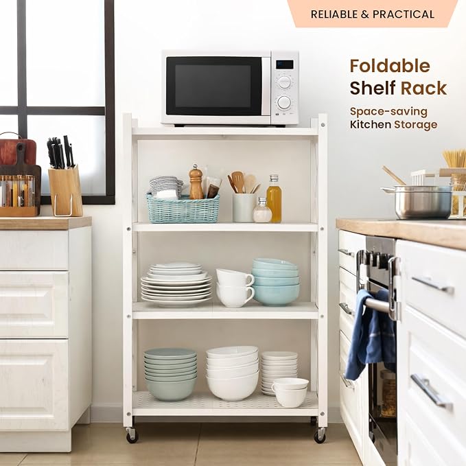Our Modern Space 4-Tier Foldable Storage Shelf - Image 7