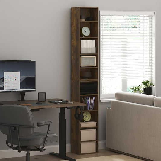 Furinno PASIR Book Shelf, 10-Tier Bookshelf, Bookcase by Furinno-FitsYourSpaceFitsYourBudget