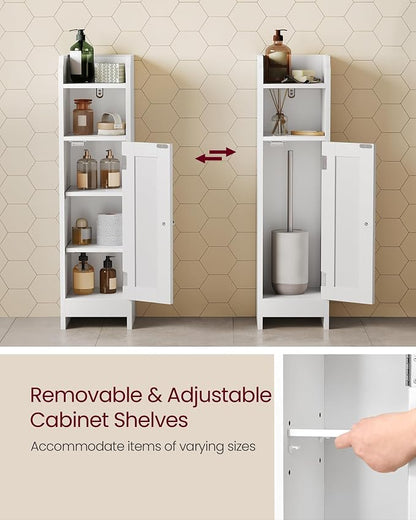 VASAGLE Small Storage Corner Floor Cabinet - Image 5
