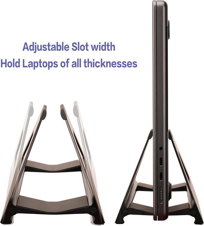 Vertical Laptop Stand, Space Saving Holder - Image 4