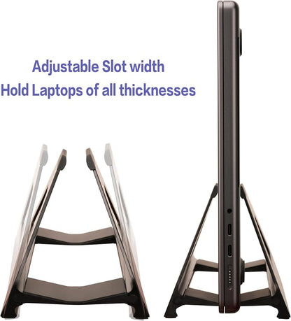 Vertical Laptop Stand, Space Saving Holder - Image 4