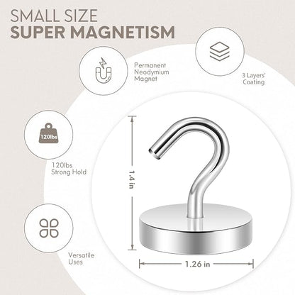 Neosmuk Magnetic Hooks Steel Tube Design - Image 6