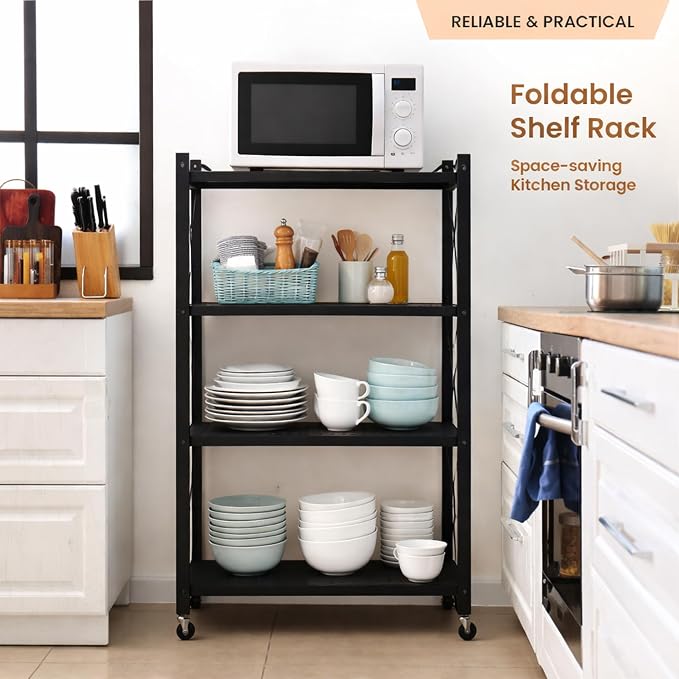 Our Modern Space 4-Tier Foldable Storage Shelf - Image 7