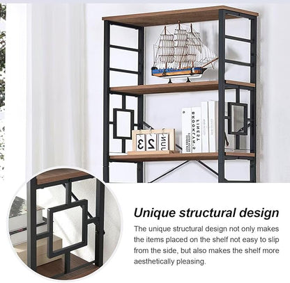HOMISSUE Tall Bookshelf, 84 Inch Industrial Bookshelf - Image 5