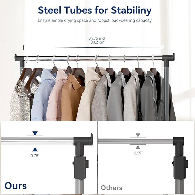 Whitmor Foldable Garment Rack - Image 2
