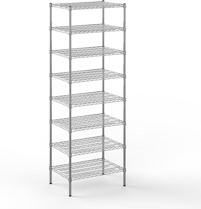 21" Deep x 30" Wide x 86" Height Wire Shelving Kit | 8-Tier | NSF Commercial by Regal+Altair