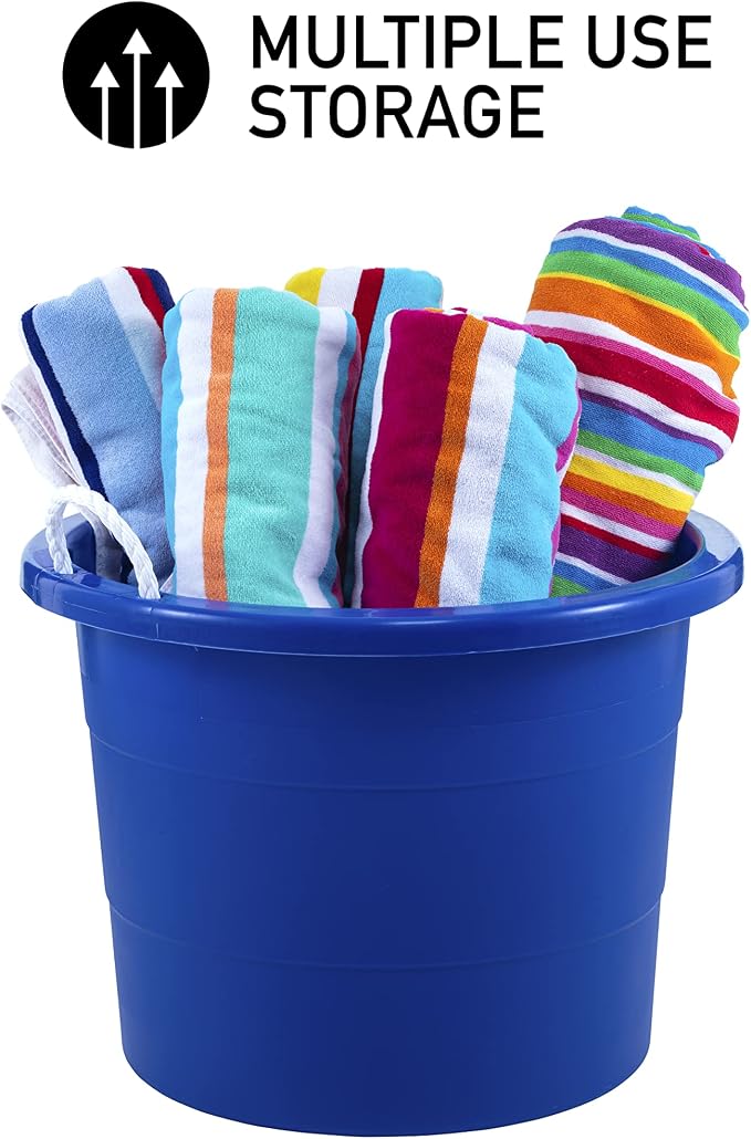 United Solutions Easy-Access Storage Rope Handle Tub, 19 Gallon - Image 5