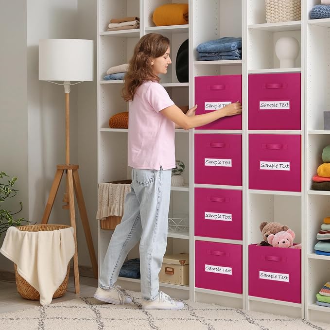 13x13 storage cube bins Foldable Fabric storage cubes - Image 5