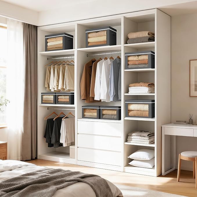 Homsorout Storage Bins with Lids - Image 4