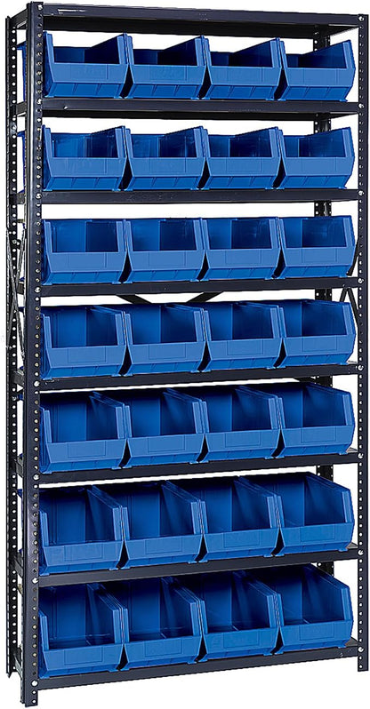 Quantum Storage Systems QSBU-240BL Giant Open Hopper Steel Shelving System by QuantumStorageSystems