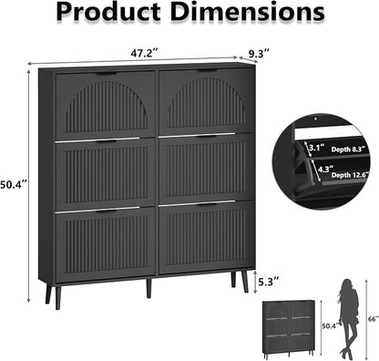 BORNOON Shoe Cabinet for Entryway - Image 2