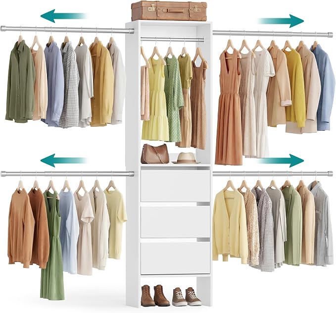 SONGMICS Closet System, Customizable Walk-In Closet Organizer System by Unknown
