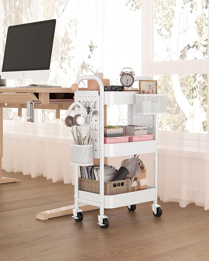 ALVOROG 3 Tier Rolling Cart - Image 4