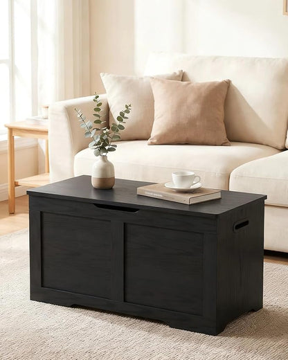 Timberer 31.5" Wooden Storage Chest, Extra Large Storage Trunk | Storage Bench - Image 8